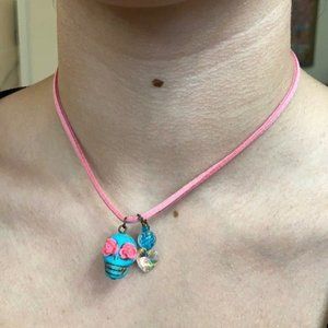 Catrina day of the dead inspired choker